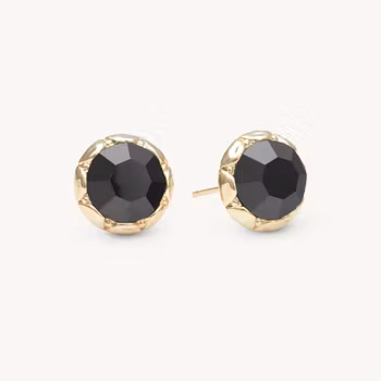 Miss Victoria stud earrings - Jet Lily & Rose Varumärke