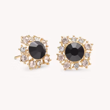 Emily earrings - Jet Lily & Rose Varumärke