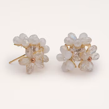 Eugenie earrings - Ivory Lily & Rose Varumärke