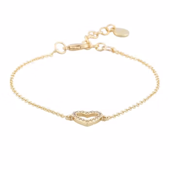 Valentina chain brace g/clear - Onesize Snö of Sweden Varumärke
