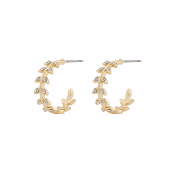 Minna small ring branch ear g/clear - Onesize Snö of Sweden Varumärke