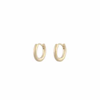 Amsterdam small ring ear 15mm plain g - Onesize Snö of Sweden Varumärke