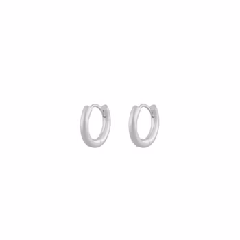 Amsterdam small ring ear 15mm plain s - Onesize Snö of Sweden Varumärke