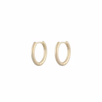 Amsterdam small ring ear 20mm plain g - Onesize Snö of Sweden Varumärke