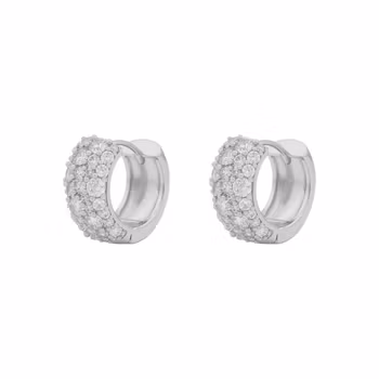 Copenhagen wide ring ear s/clear - Onesize Snö of Sweden Varumärke
