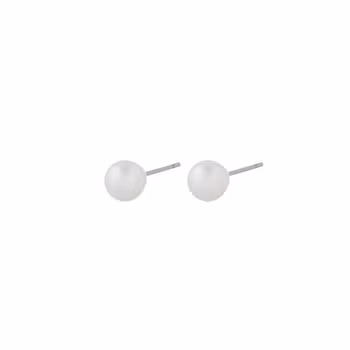Laney pearl ear 6mm s/white - Onesize Snö of Sweden Varumärke