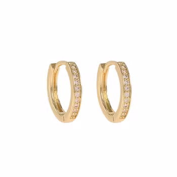 Elaine small ring ear g/clear - Onesize Snö of Sweden Varumärke