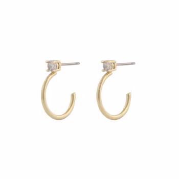 Duo small ring ear g/clear - Onesize Snö of Sweden Varumärke