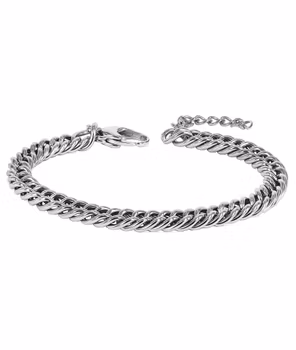 PETTER Arock Varumärke
• Längd: 17,5 cm
• Bredd: 6 mm
• Förlängningskedja på 4 cm, vilket kan göra armbandet upp till 21,5 cm långt
