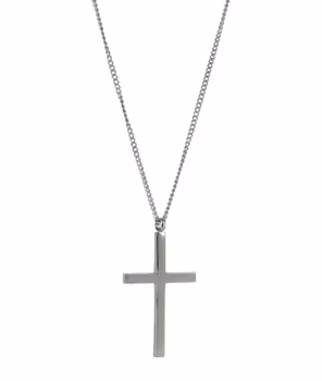 CROSS Långt Arock Varumärke
• Längd: 72 cm - kedjan kan också fästas vid 62 cm
• Bredd: 1,5 mm
• Längd på hänge: 32,5 mm
• Bredd på hänge: 21 mm
• Förlängningskedja på 6 cm, vilket kan göra halsbandet upp till 78 cm långt