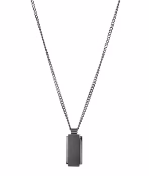 JULIAN Arock Varumärke
• Längd: 51 cm
• Bredd: 2 mm
• Längd på hänge: 22 mm
• Bredd på hänge: 11 mm
• Förlängningskedja på 6 cm, vilket kan göra halsbandet upp till 57 cm långt