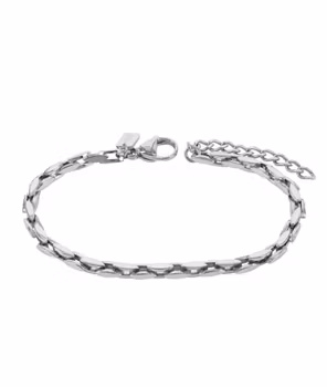 SIMON Arock Varumärke
• Längd: 19 cm
• Bredd: 4 mm
• Förlängningskedja på 4 cm, vilket kan göra armbandet upp till 23 cm långt