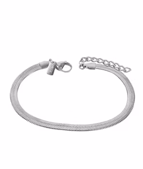 FABIAN Arock Varumärke
• Längd: 19 cm
• Bredd: 5 mm
• Förlängningskedja på 4 cm, vilket kan göra armbandet upp till 23 cm långt