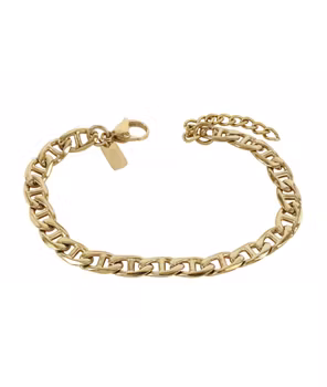 TRAVIS Arock Varumärke
• Längd: 19 cm
• Bredd: 7 mm
• Förlängningskedja på 4 cm, vilket kan göra armbandet upp till 23 cm långt