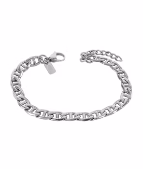 TRAVIS Arock Varumärke
• Längd: 19 cm
• Bredd: 7 mm
• Förlängningskedja på 4 cm, vilket kan göra armbandet upp till 23 cm långt