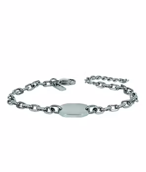 CHARLIE Arock Varumärke
• Längd: 19 cm
• Bredd: 5 mm
• Längd på bricka: 18 mm
• Bredd på bricka: 12 mm
• Förlängningskedja på 4 cm, vilket kan göra armbandet upp till 23 cm långt