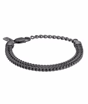 IGGY Double Arock Varumärke
• Längd: 16 cm
• Bredd: 6 mm
• Höjd: 3 mm
• Förlängningskedja på 3 cm, vilket kan göra armbandet upp till 19 cm långt