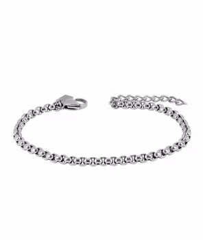 WILL Arock Varumärke
• Längd: 18,5 cm
• Bredd: 4 mm
• Förlängningskedja på 4 cm, vilket kan göra armbandet upp till 22,5 cm långt
