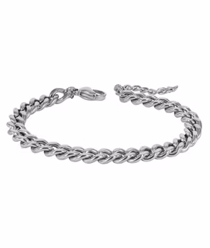 JULIUS Arock Varumärke
• Längd: 19 cm
• Bredd: 7 mm
• Förlängningskedja på 4 cm, vilket kan göra armbandet upp till 23 cm långt