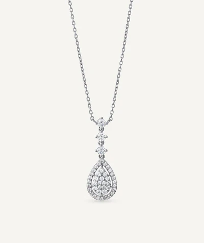 Vidal&Vidal Silver Halsband med kubiskzirkon Vidal & Vidal Varumärke