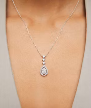 Vidal&Vidal Silver Halsband med kubiskzirkon Vidal & Vidal Varumärke