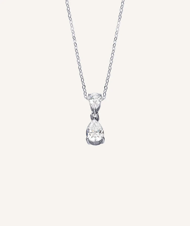 Vidal&Vidal Silver Halsband med kubiskzirkon Vidal & Vidal Varumärke