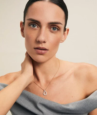 Vidal&Vidal Silver guldplaterat Halsband med kubiskzirkon Vidal & Vidal Varumärke