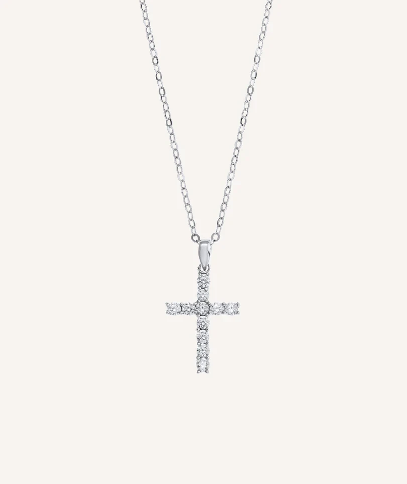 Vidal&Vidal Silver Halsband med kubiskzirkon Vidal & Vidal Varumärke