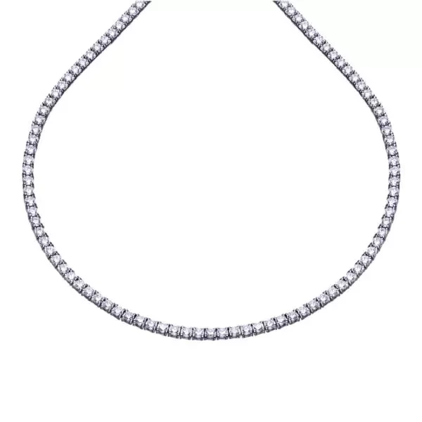 Vidal&Vidal Silver Halsband med kubiskzirkon Vidal & Vidal Varumärke