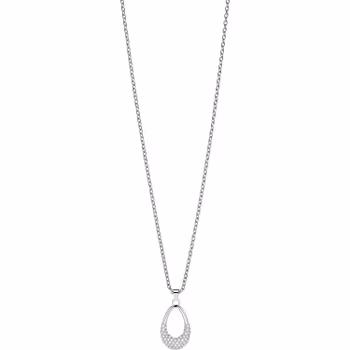 Arctiv Pavé Polished Silver 50 cm Bering Varumärke