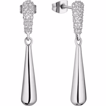 Arctic Pavé Polished silver Bering Varumärke