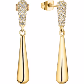 Arctic Pavé Polished gold Bering Varumärke