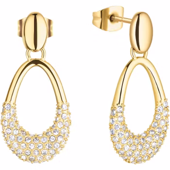 Arctic Pavé Polished gold Bering Varumärke