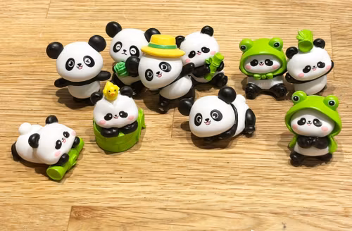 Panda figurer