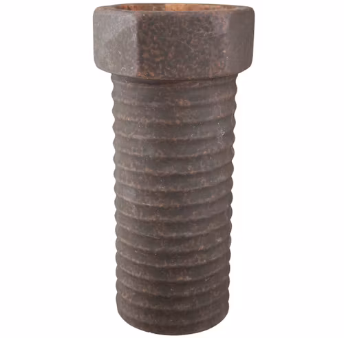 Keramisk dekorativ vas skruv "Antique" 16 cm