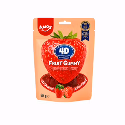 Amos Strawberry Gummy 65g