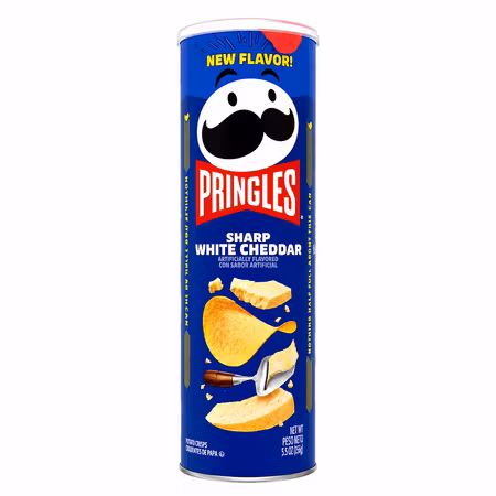 Pringles White Cheddar ( USA ) 158g