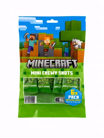 Minecraft Chewy Shots 90g