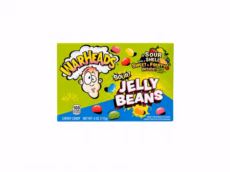 Warheads Sour Jelly Beans 113g