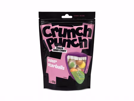 Crunch Punch Sour Starballs 50g