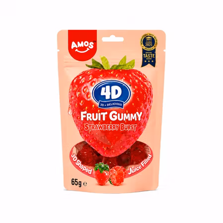 Amor Fruit Gummy Strawberry 65g
