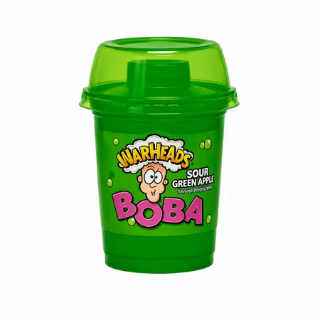 Warheads Boba Sour Green Apple 400ml