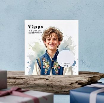Vipps Konfirmasjonskort - Bunad