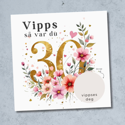 Vipps Jubileumskort 30 år
