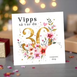Vipps Jubileumskort 30 år
