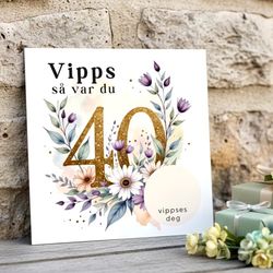 Vipps Jubileumskort 40 år