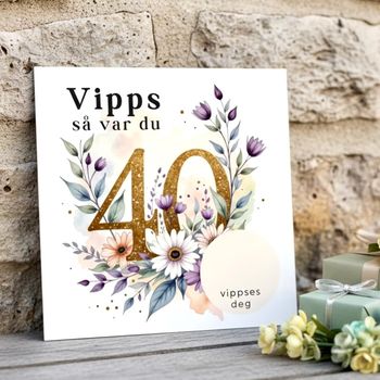 Vipps Jubileumskort 40 år