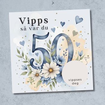 Vipps Jubileumskort 50 år