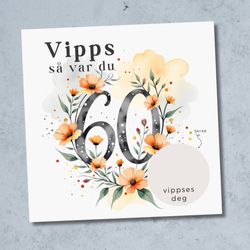 Vipps Jubileumskort 60 år