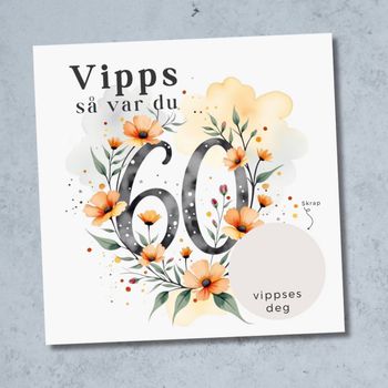 Vipps Jubileumskort 60 år